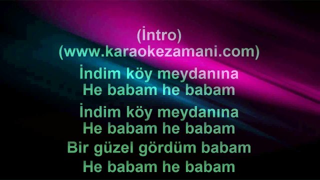 Dilek Özgör - He Babam - 2012 TÜRKÇE KARAOKE