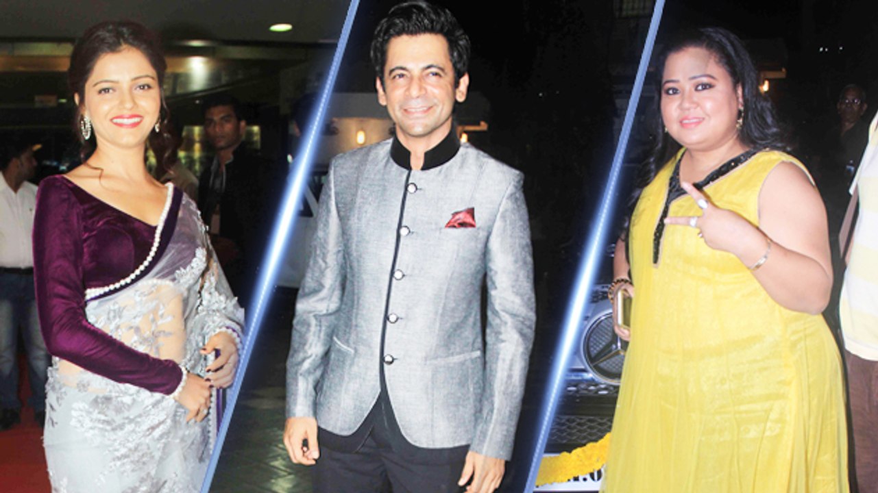 Sunil Grover, Bharti Singh At Dadasaheb Phalke Film Foundation Awards 2015!!