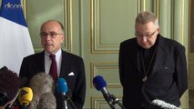 Conférence de presse commune de Bernard Cazeneuve et du Cardinal André Vingt-Trois