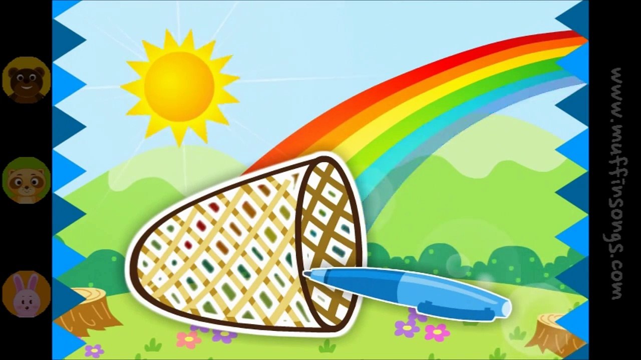 Muffin Songs - ABC Phonics Chant Song 11 - short a e i o u (Level III-Vowel) | muffin songs