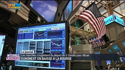 Euronext en baisse à la bourse