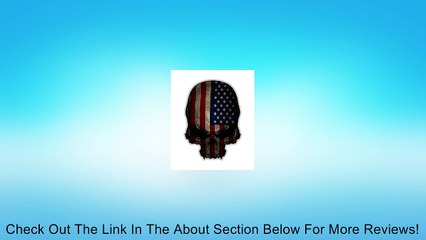 American Flag Skull Sticker USA Military Decal Review