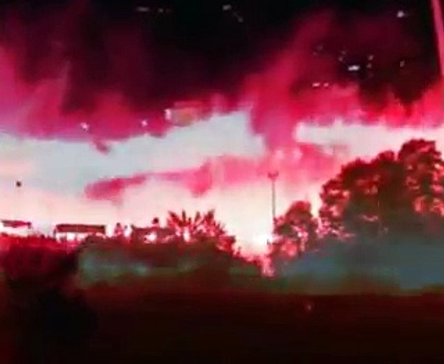 Dynamo Dresden Bengalo-Show