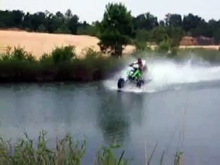 atv water skipping