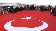 Erzurum Ermeni Katliamına Kurban Gidenler İçin Kar Yağışı Altında Fidan Diktiler