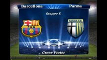 ''Champions League'' (Barcellona - Parma) ---3°Giornata---