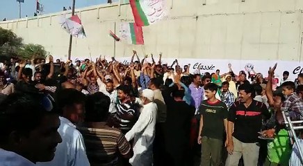 MQM workers Celebrating Victory in NA246 By Election