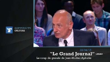 Zapping TV : Jean-Michel Aphatie excédé par Marine Le Pen