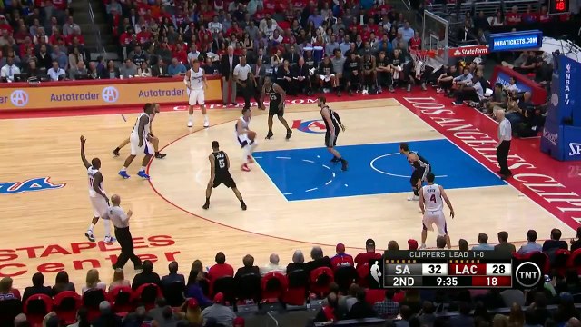 Jamal Crawford Alley-Oop to Blake Griffin _ Spurs vs Clippers _ Game 2 _ April 22, 2015 _ NBA