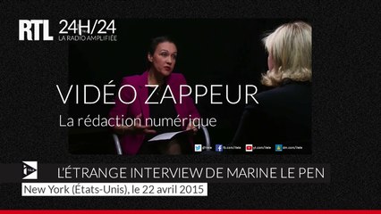 L'étonnante interview "à l'américaine" de Marine Le Pen