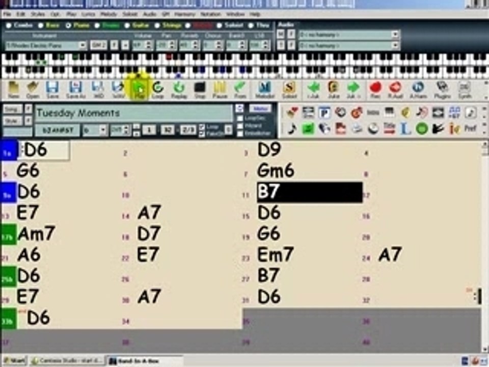 jazz practice track