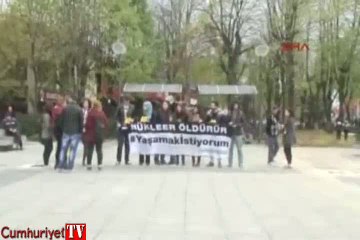 Düzce'de Greenpeace üyelerinden Akkuyu eylemi