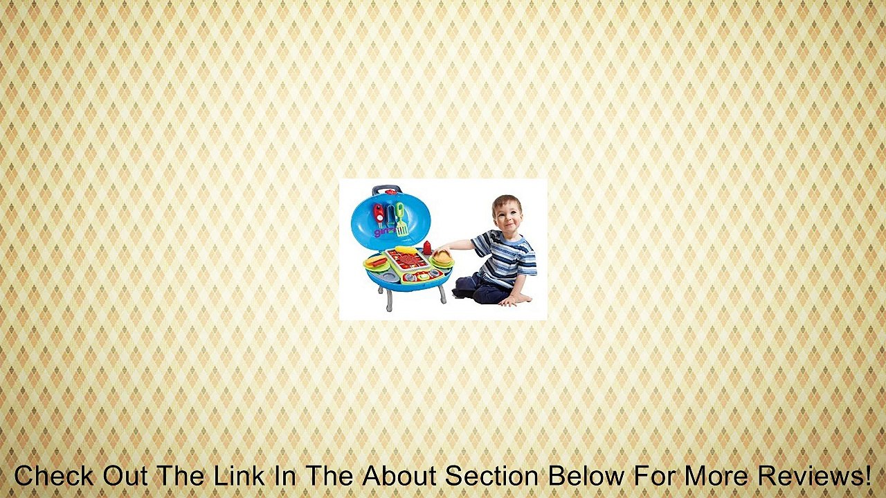 Ginzick Super Fun Kids Carry Barbecue Grill Playset Review