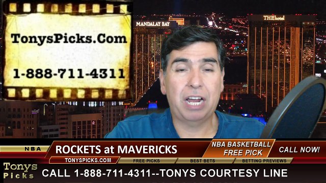 NBA Playoff Odds Game 3 Dallas Mavericks vs. Houston Rockets Free Pick Prediction Preview 4-24-2015