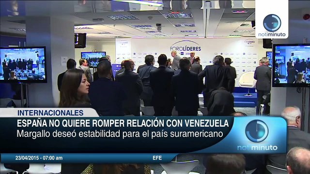 España no quiere romper relaciones con Venezuela