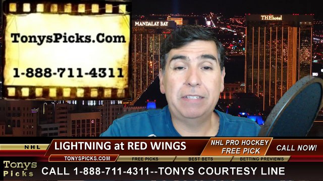 NHL Game 4 Free Pick Prediction Detroit Red Wings vs. Tampa Bay Lightning Odds Playoff Preview 4-23-2015