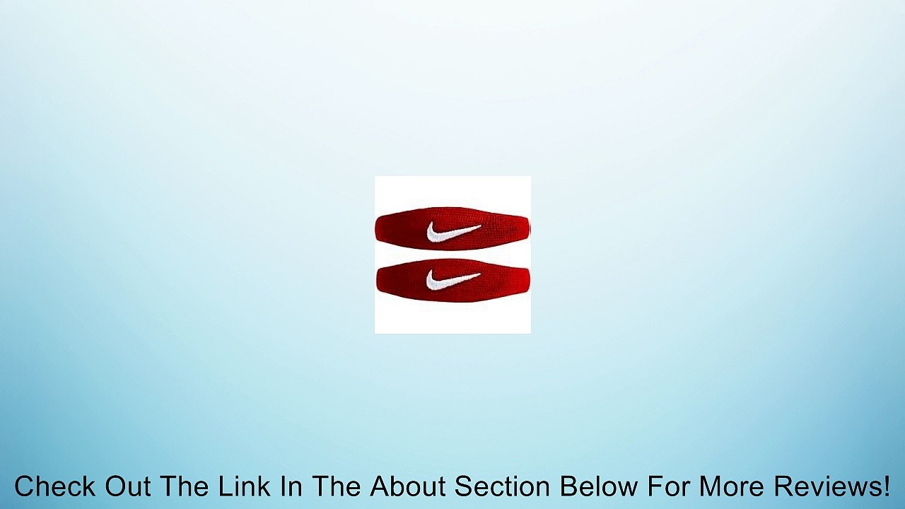 Nike Skinny Dri-Fit Bands (One Pair, Red/White) Review