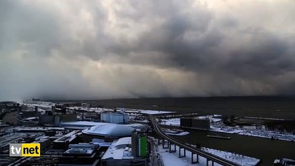 ABD'de görülen kar duvarı meteorologları şaşırttı