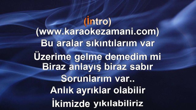 Doğuş - İçime Atıyorum Aşk - (2011 TÜRKÇE KARAOKE