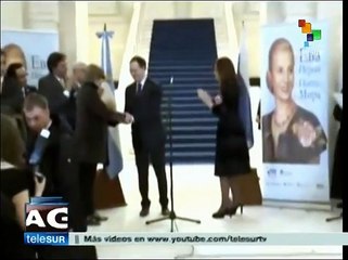 Cristina Fernández visita muestra dedicada a Eva Perón