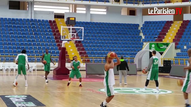 Eurochallenge en Turquie : premier entraînement des basketteurs de la JSF Nanterre