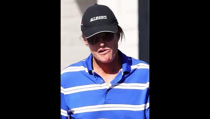 Bruce Jenner Wears Dress Outside Malibu Home-Shocking (480p)