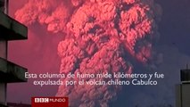 Mira las impresionantes imágenes de una erupción de un volcán