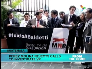 Guatemala: President Rejects Calls to Investigate VP