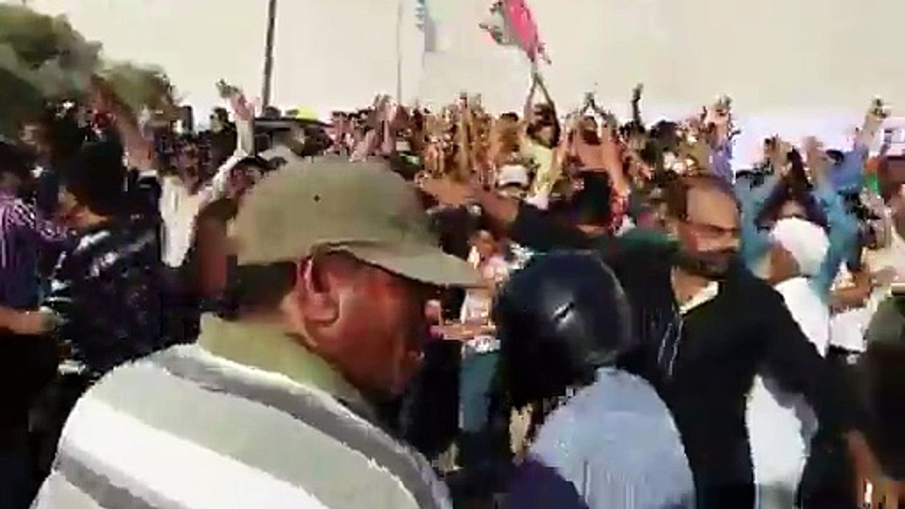 MQM workers Celebrating Victory in NA246 By Election
