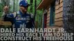Dale Earnhardt Jr. built a giant treehouse in his yard
