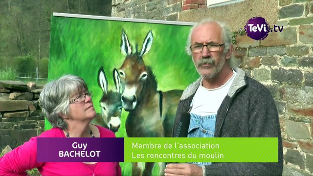La journée Ânes au moulin au Mesnil-Villeman [TéVi] 15_04_24