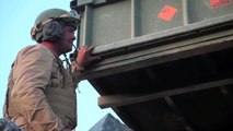 USMC Assault Breacher Vehicle in action - Afghanistan