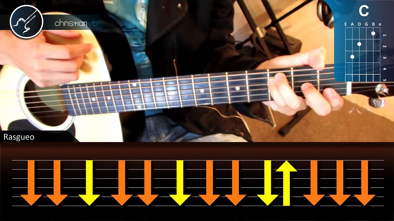 Cómo tocar "21 Guns" de Green Day en Guitarra Acústica (HD) Tutorial - Christianvib