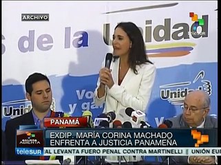Panamá: María Corina Machado enfrenta demanda por usurpación de cargo