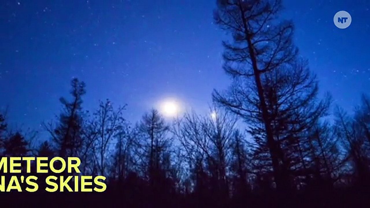 Meteor Shower Dances Through China's Night Sky