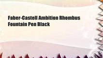 Faber-Castell Ambition Rhombus Fountain Pen Black