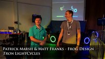 Frog Designs displays Tron LightCycles game at Maker Faire Bay Area 2012