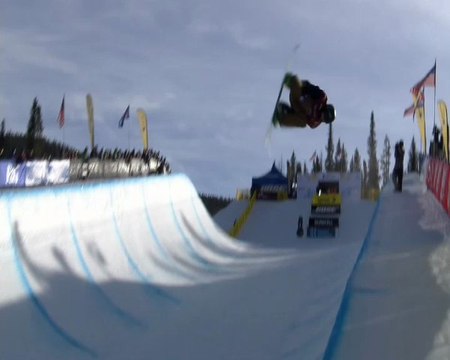 Snowboard Halfpipe - Run victorieux de Taylor Gold