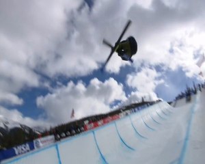 Ski Halfpipe Copper Moutain - Run victorieux de David Wise