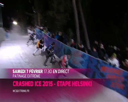 Le Redbull Crashed Ice d'Helsinki en direct sur MCS Extrême