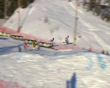 Skicross Are - Victoire de JF Chapuis lors de la 2nd course