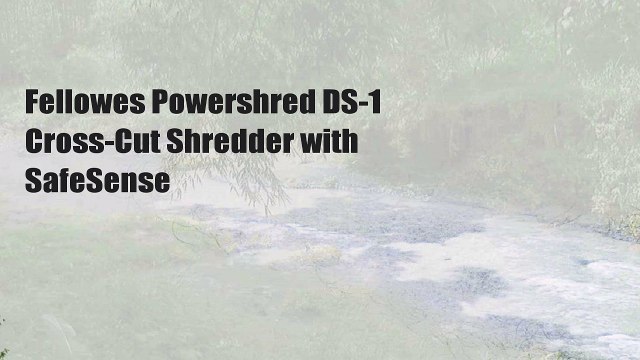 Fellowes Powershred DS-1 Cross-Cut Shredder with SafeSense