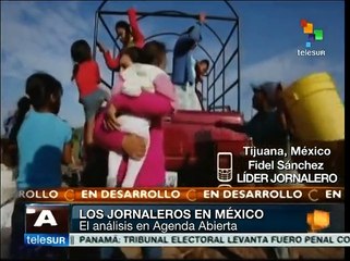 Fidel Sánchez: Se comete un crimen contra jornaleros de San Quintín