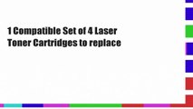 1 Compatible Set of 4 Laser Toner Cartridges to replace