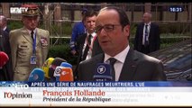 Migrants : François Hollande veut d'abord 