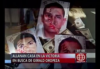 Gerald Oropeza: Policía allana casa en La Victoria buscando a "Tony Montana"
