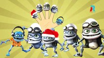 Finger Family CRAZY FROG Cartoon Nursery Rhymes For Children