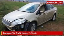 Acıpayam'da Trafik Kazası- 3 Yaralı - Haberler.com