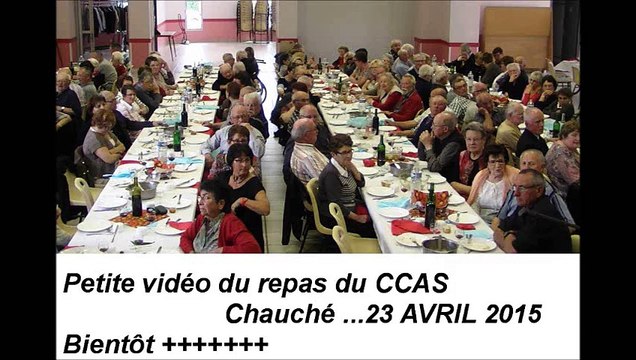 repas 2015 du CCAS à Chauché