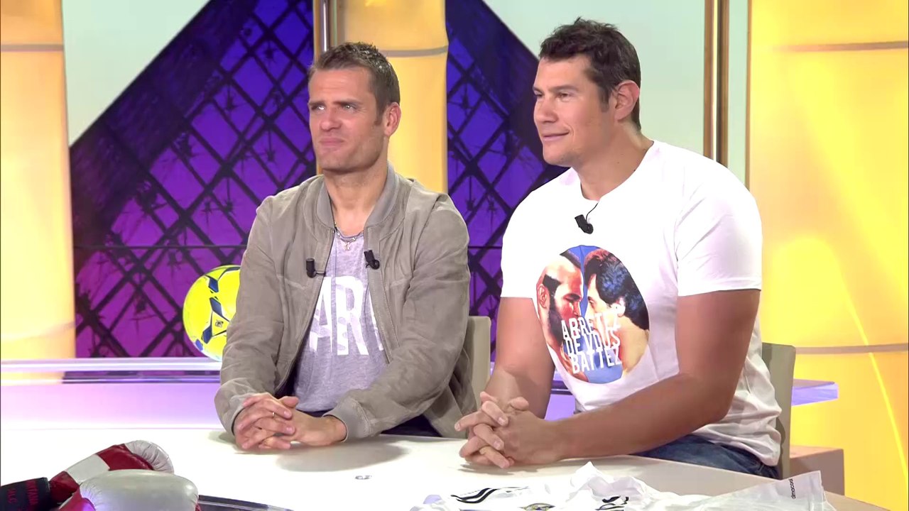 Vincent Parisi Plateau émission avec Jerome Rothen sur Beinsports dans L'expresso en mode Full Contact.